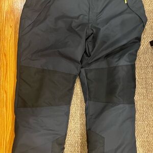 Men's Black and Gray Pants Winter ski pants 4 xl